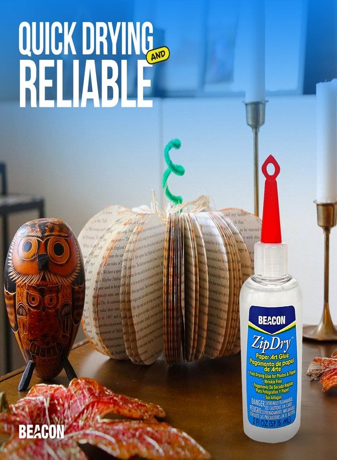 Beacon Zip Dry Paper Glue 2 oz. [Pack of 2 ] - Image 4